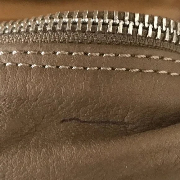 Gianni Notaro Made in Italy Leather Color Block Shoulder Bag - Picture 16 of 16